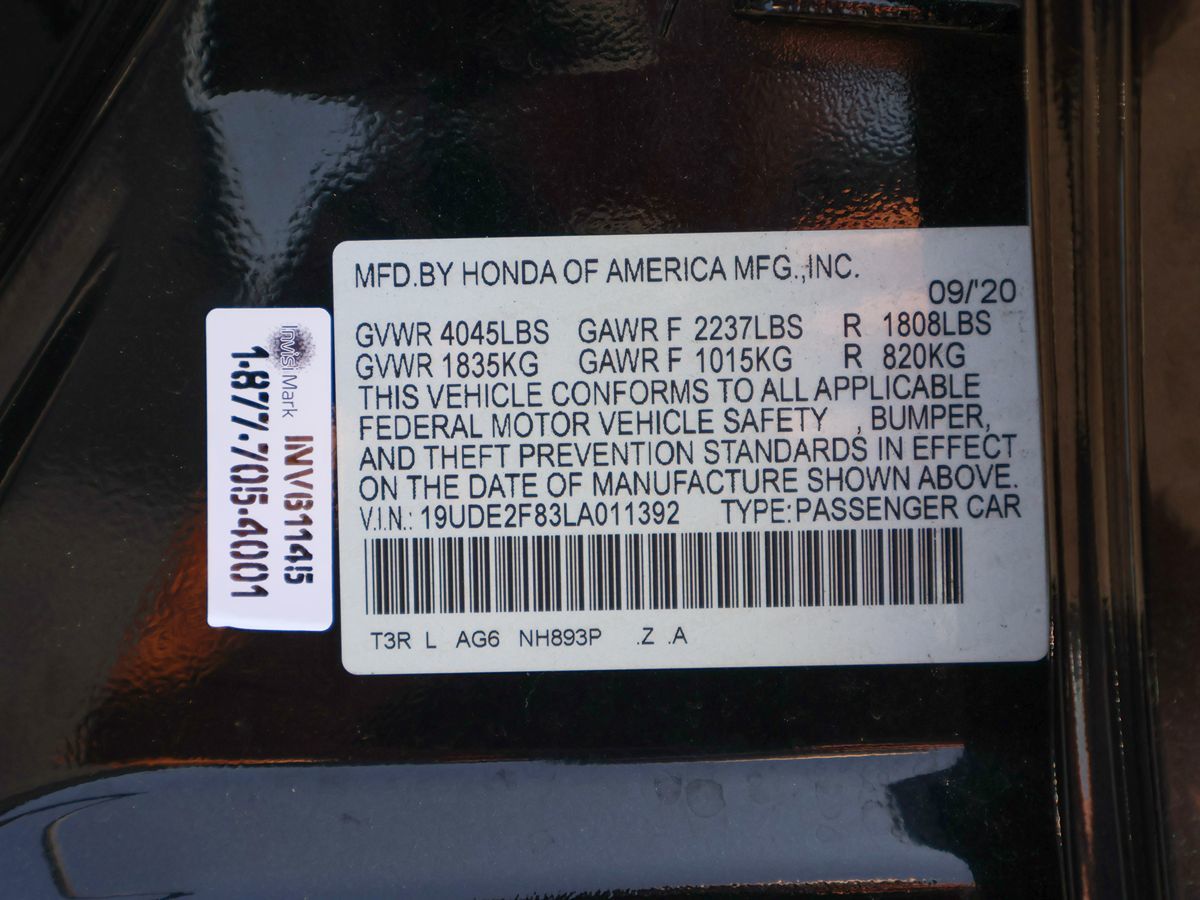 Sold 2020 Acura ILX w/Premium/A-SPEC Pkg in Santa Ana