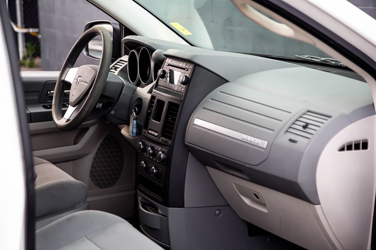 Black Microfiber Leather Bottom Seat Cover For Dodge Grand Caravan 2008-2020 – Driver Or Passenger Side