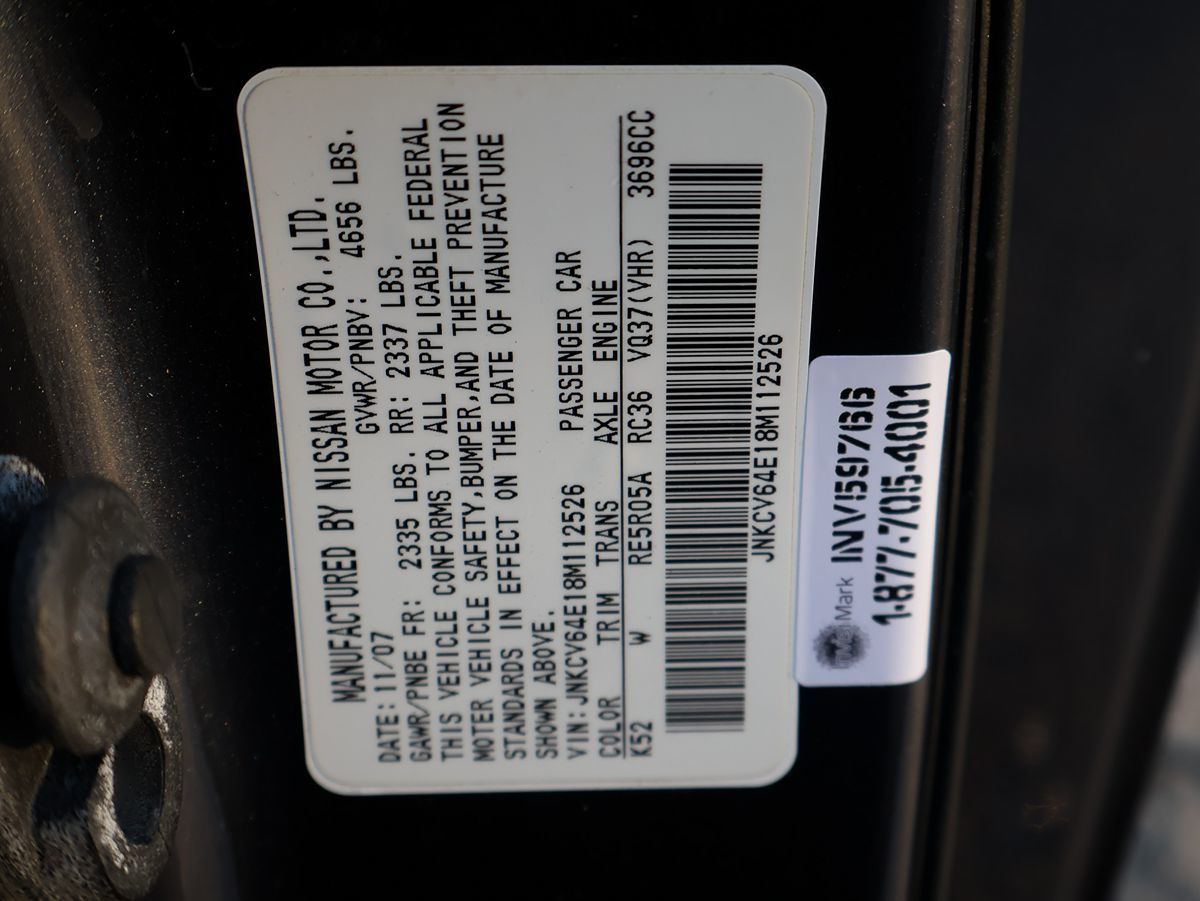 Sold 2008 INFINITI G37 Coupe Journey in Santa Ana