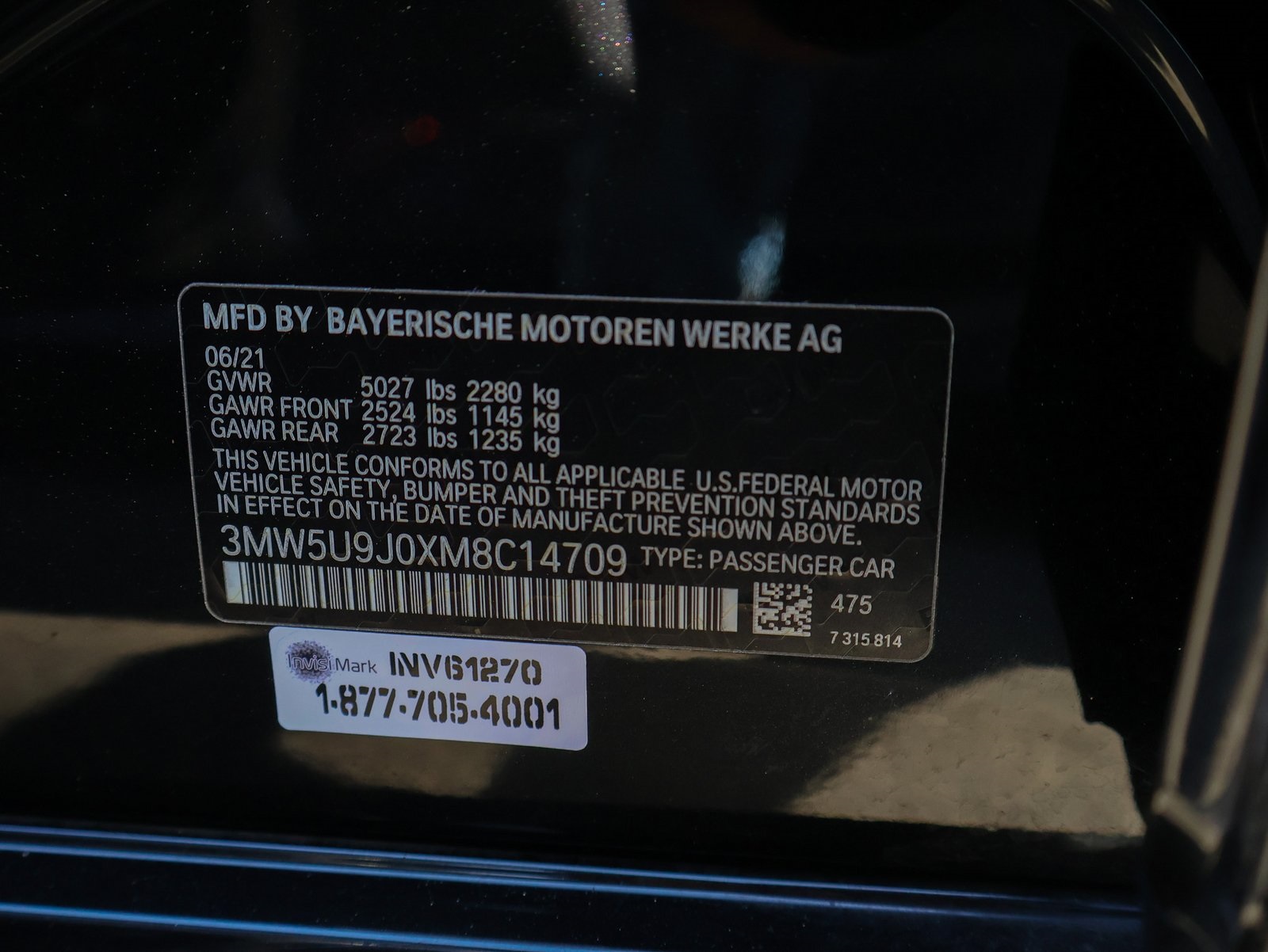 ＢＭＷ　純正 車種不明　リヤ－キャリア刻印7722680 Sold 2021 BMW 3 Series M340i xDrive in Santa Ana