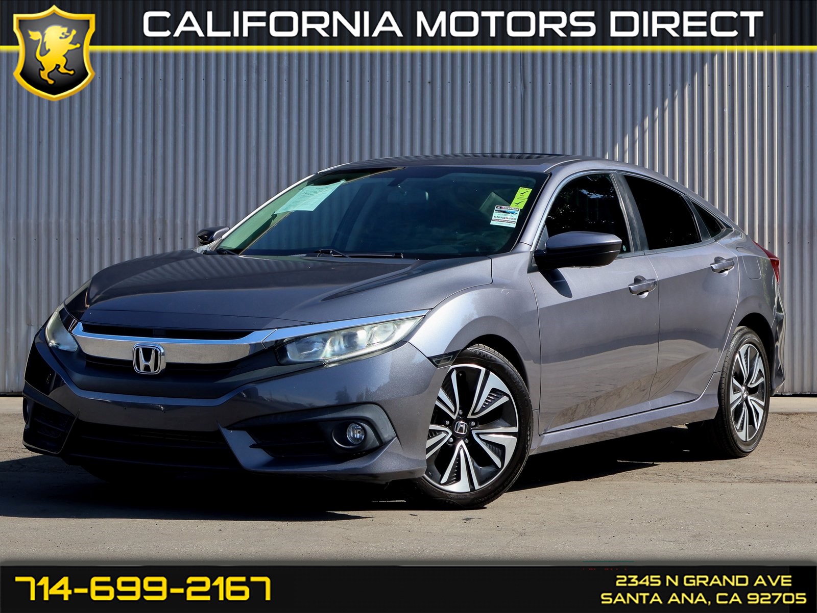 Sold 2017 Honda Civic Sedan EX-T in Santa Ana