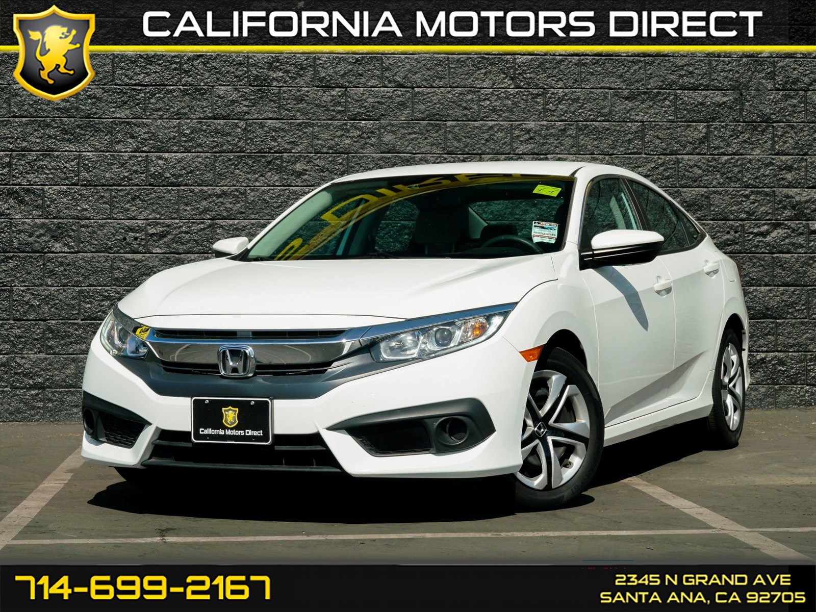 Sold 2017 Honda Civic Sedan LX w/Honda Sensing in Santa Ana