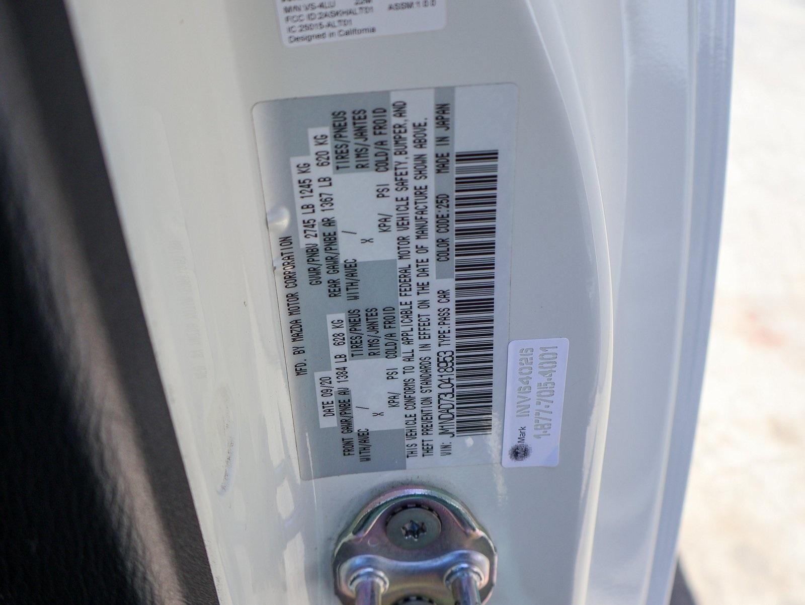 Sold 2020 Mazda MX-5 Miata Grand Touring in Santa Ana