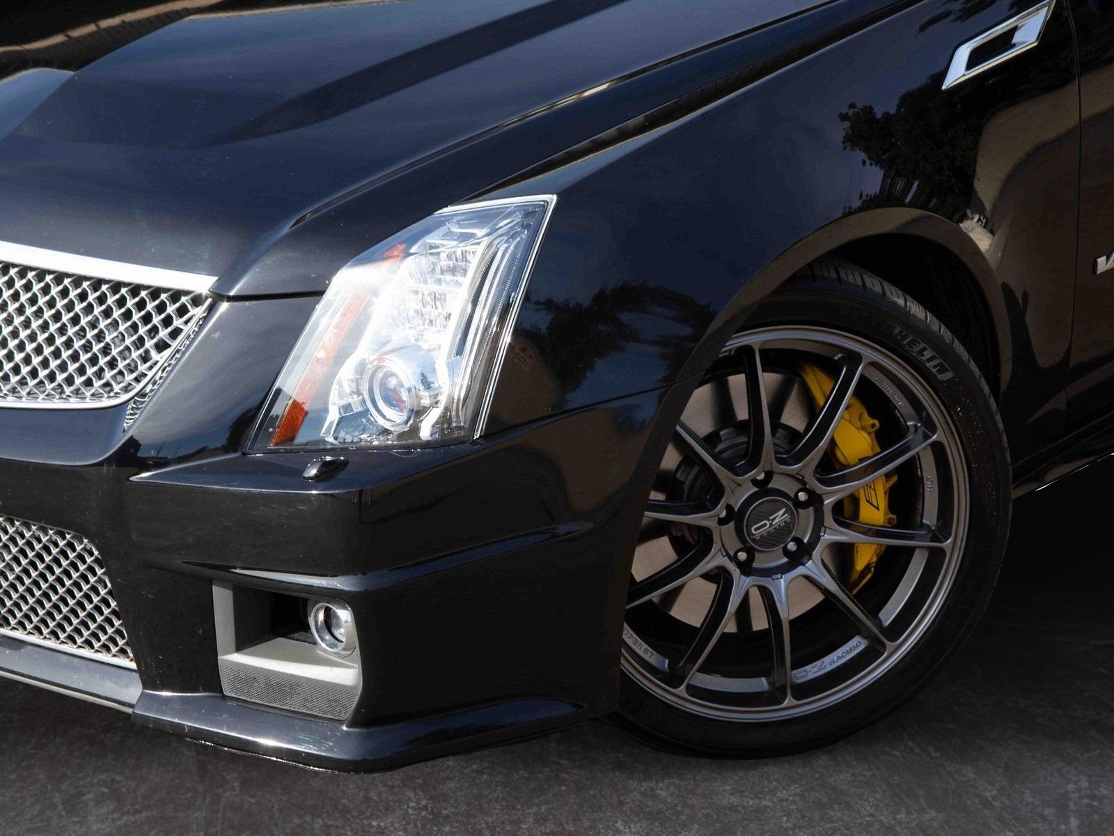 Cadillac CTS-V License Plate Frame - Stainless Steel With Factory Font & Matching Screws