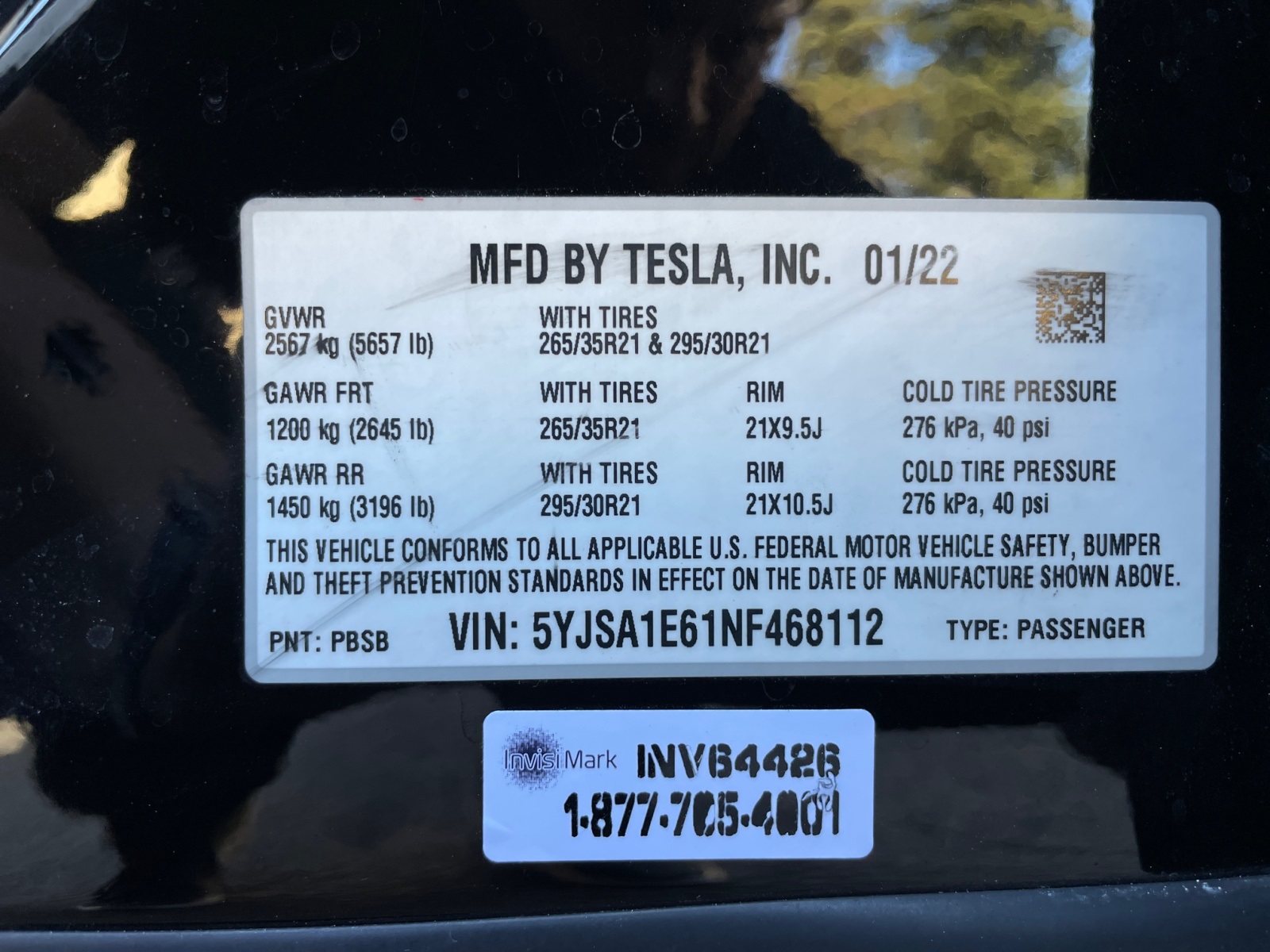 Sold 2022 Tesla Model S Plaid in Santa Ana