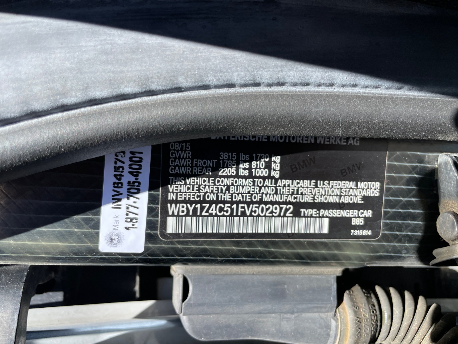 Sold 2015 BMW i3 TERA WORLD with Range Extender in Santa Ana
