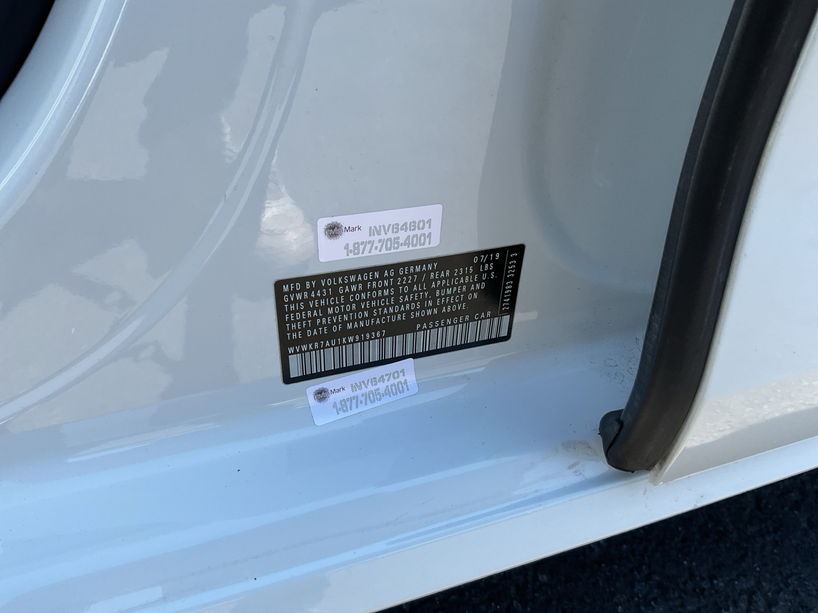 2019 Volkswagen e-Golf SE photo 2