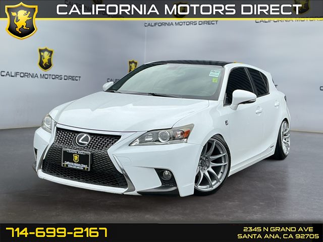 Ultra White w/ Black Roof 2017 Lexus CT Hybrid 200h FWD Wagon Front-Wheel Drive Automatic