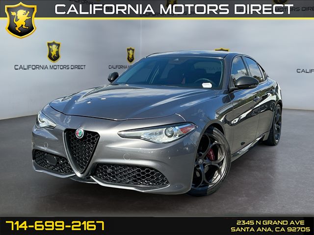 Vesuvio Gray Metallic 2019 Alfa Romeo Giulia Ti Sport RWD Sedan Rear-Wheel Drive Automatic