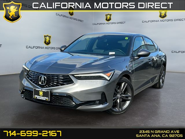 Liquid Carbon Metallic 2023 Acura Integra FWD with A-SPEC Package Sedan Front-Wheel Drive Automatic