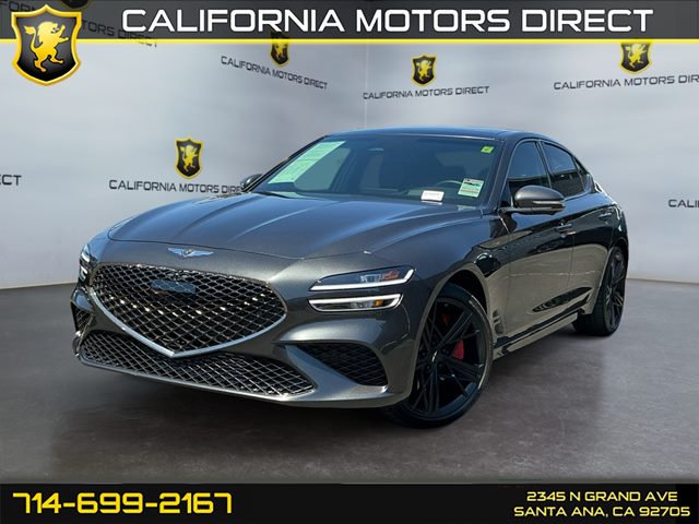 Makalu Gray 2025 Genesis G70 3.3T Sport Advanced RWD Sedan Rear-Wheel Drive Automatic