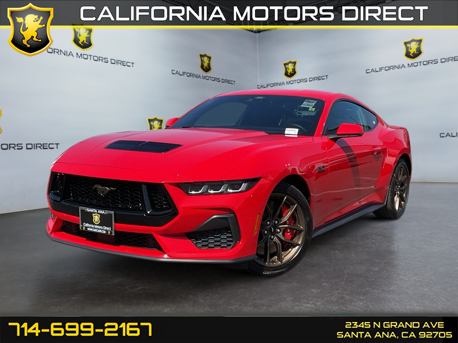Race Red 2024 Ford Mustang Coupe Rear-Wheel Drive Manual