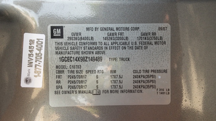 Sold 2008 Chevrolet Silverado 1500 Work Truck (CD Player, A