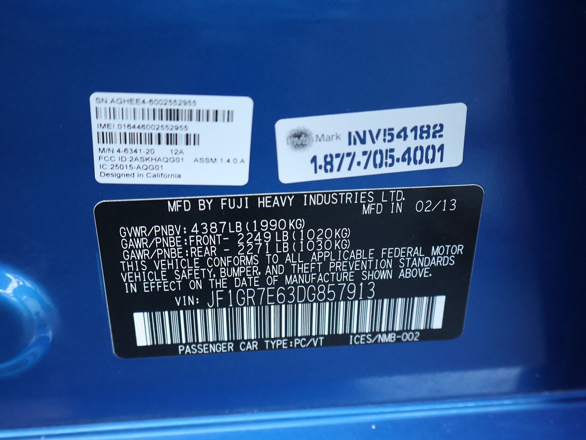 blue37  ページ Sold 2013 Subaru Impreza Wagon WRX in Santa Ana