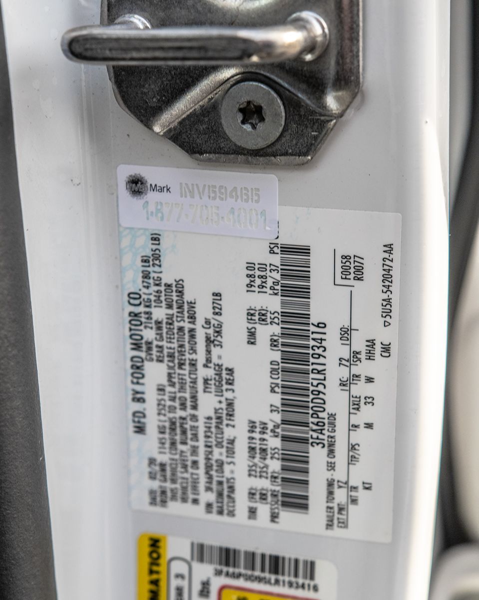 Sold 2020 Ford Fusion Titanium in Santa Ana