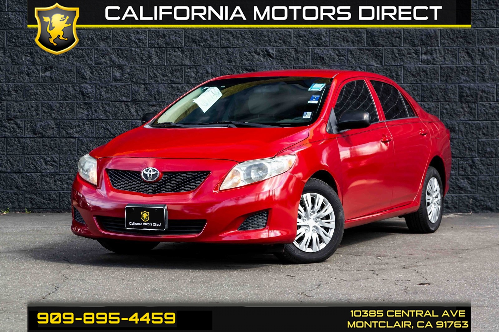 Sold 2009 Toyota Corolla in Montclair