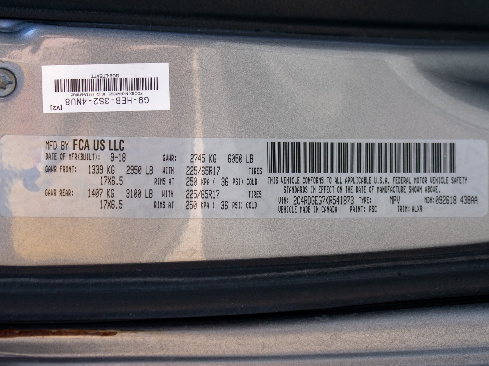 Sold 2019 Dodge Grand Caravan GT in Montclair