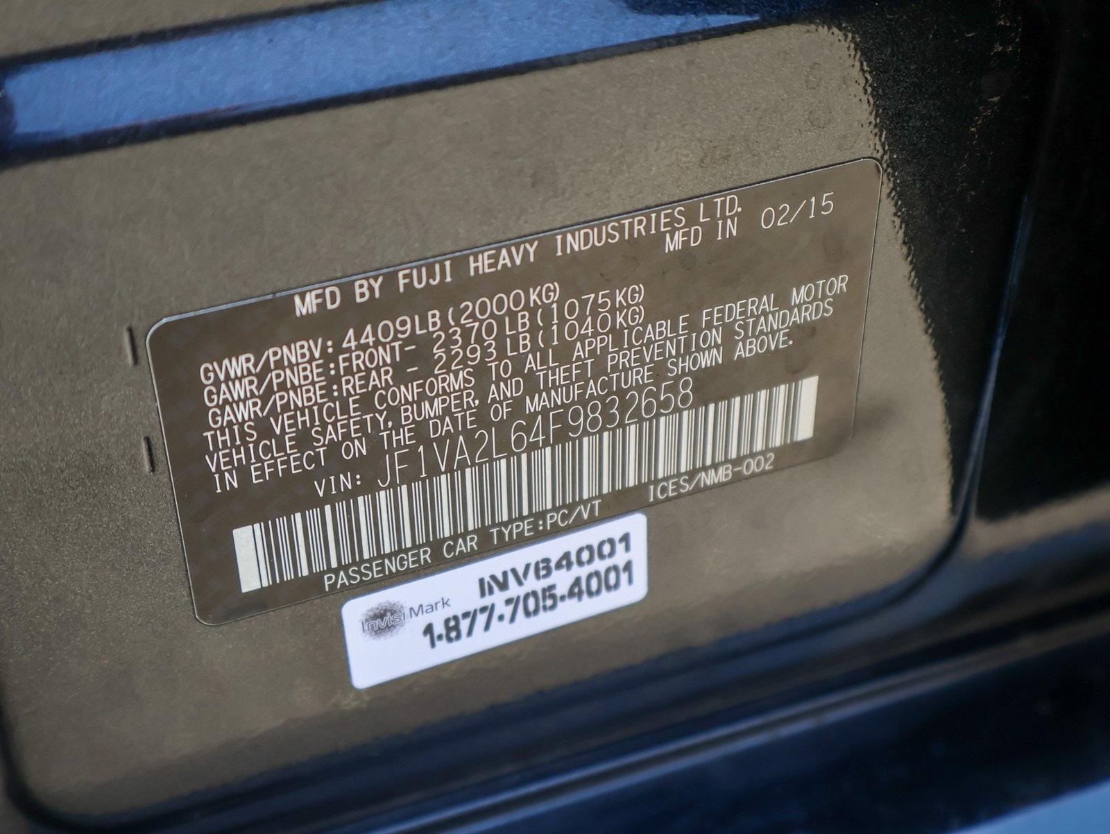 Sold 2015 Subaru WRX STI WRX STi in Montclair