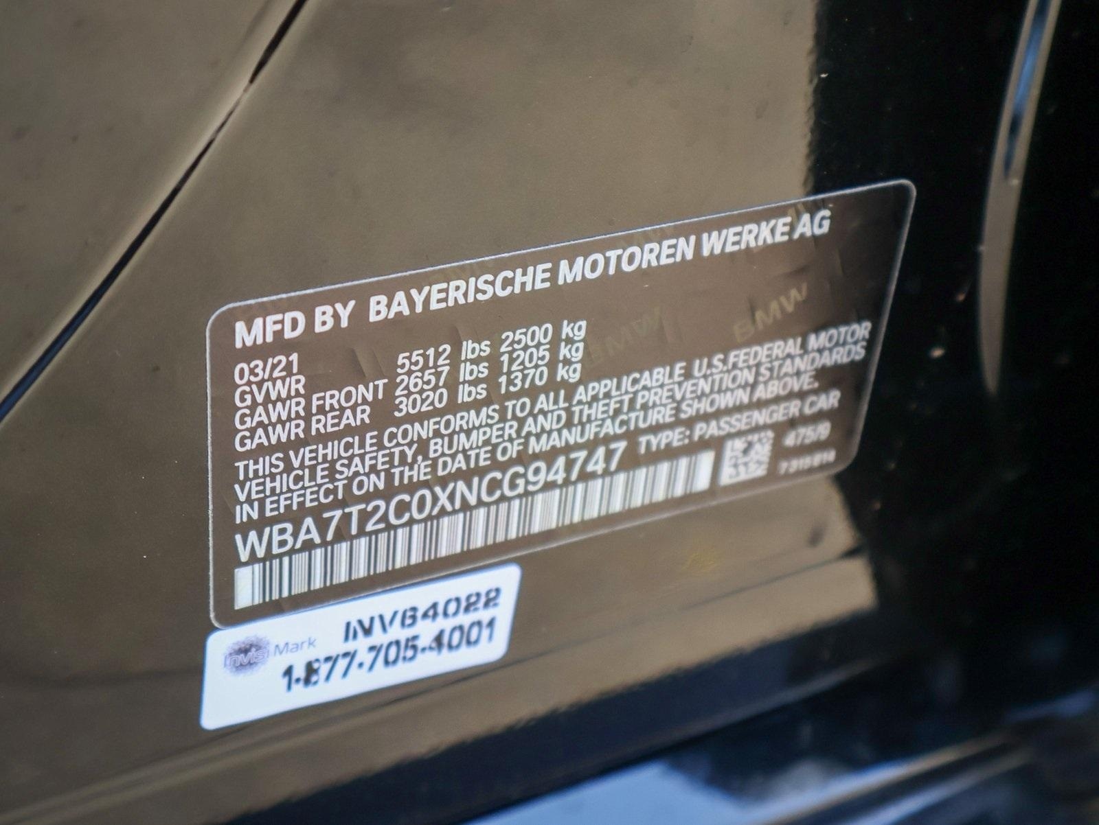 Sold 2022 BMW 7 Series 740i in Montclair