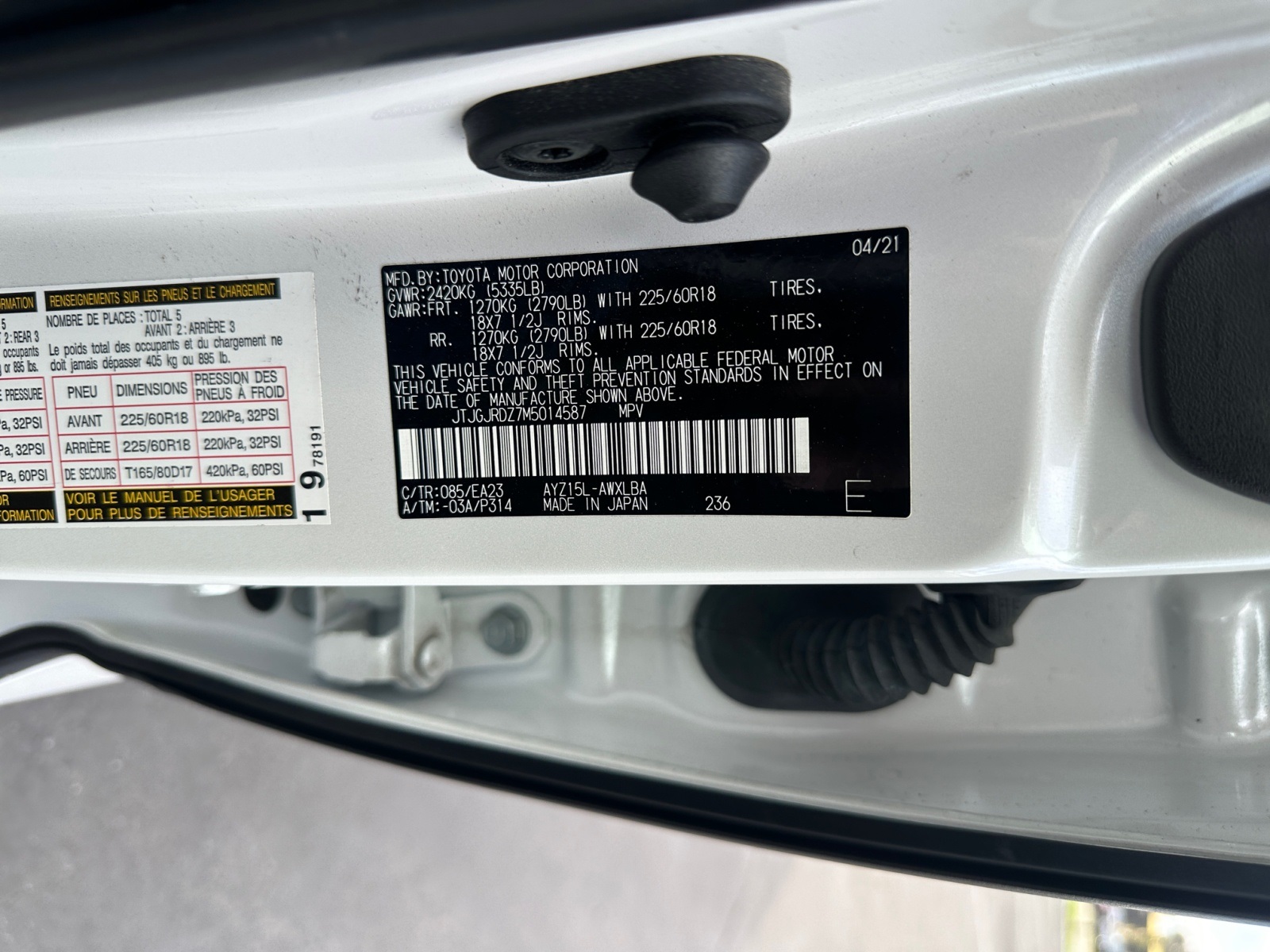 Sold 2021 Lexus NX 300h in Montclair