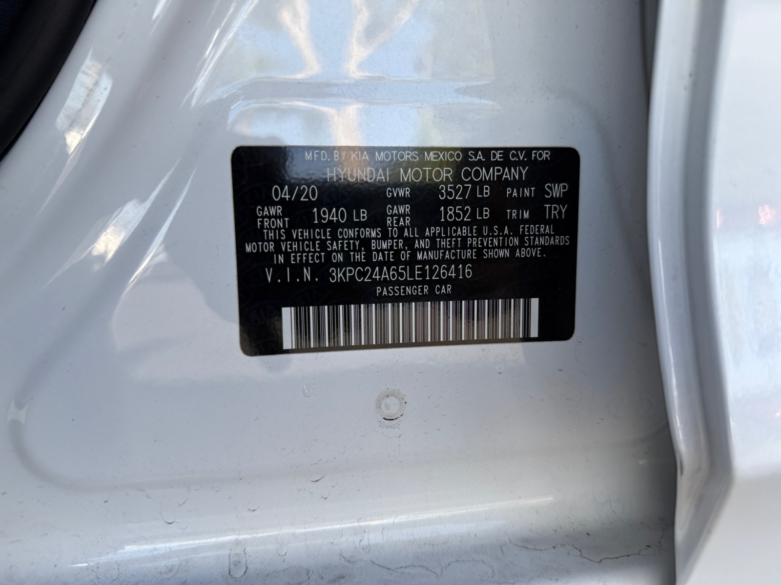 2020 Hyundai Accent SE photo 22