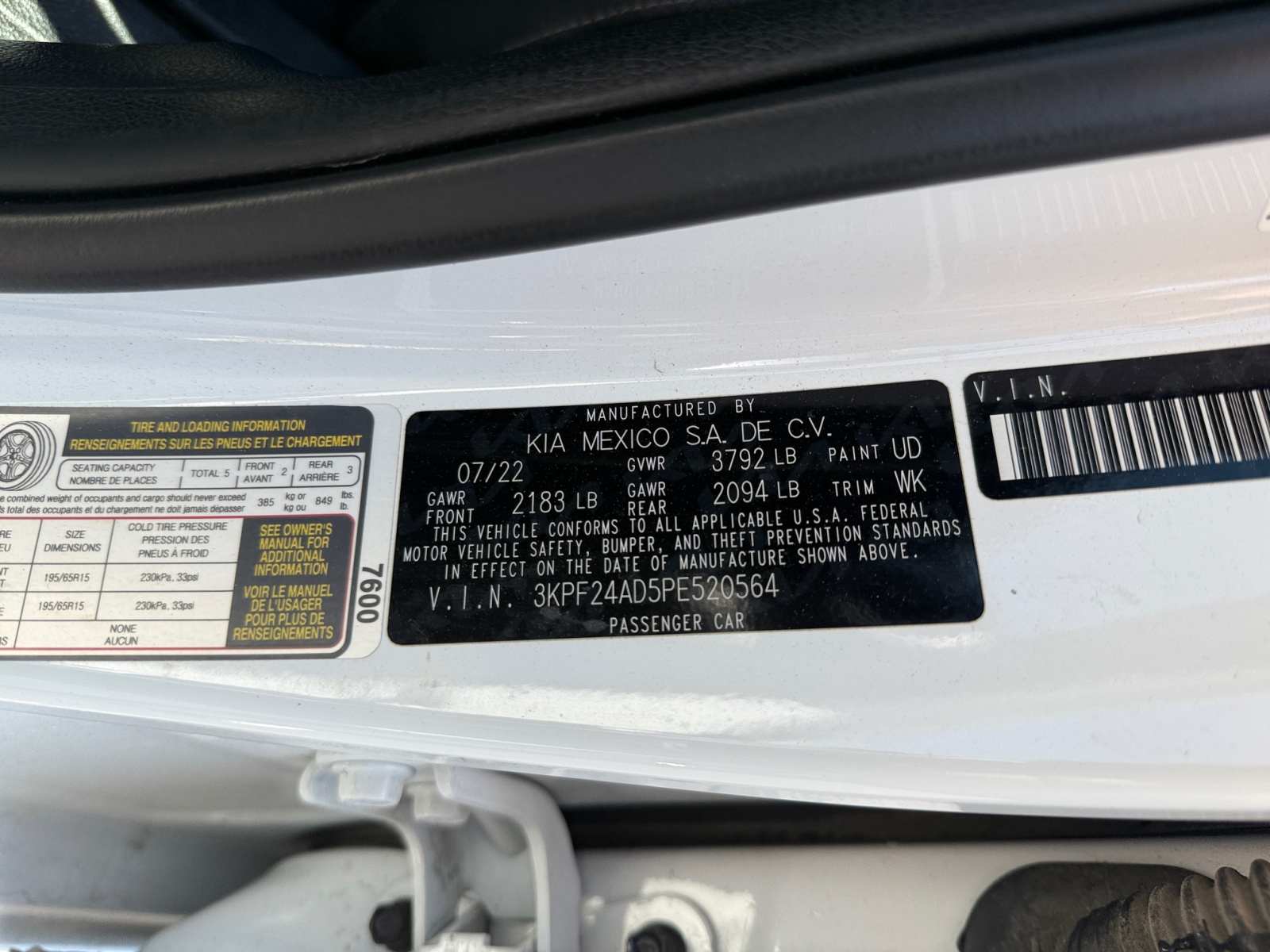 2023 Kia Forte LX photo 25