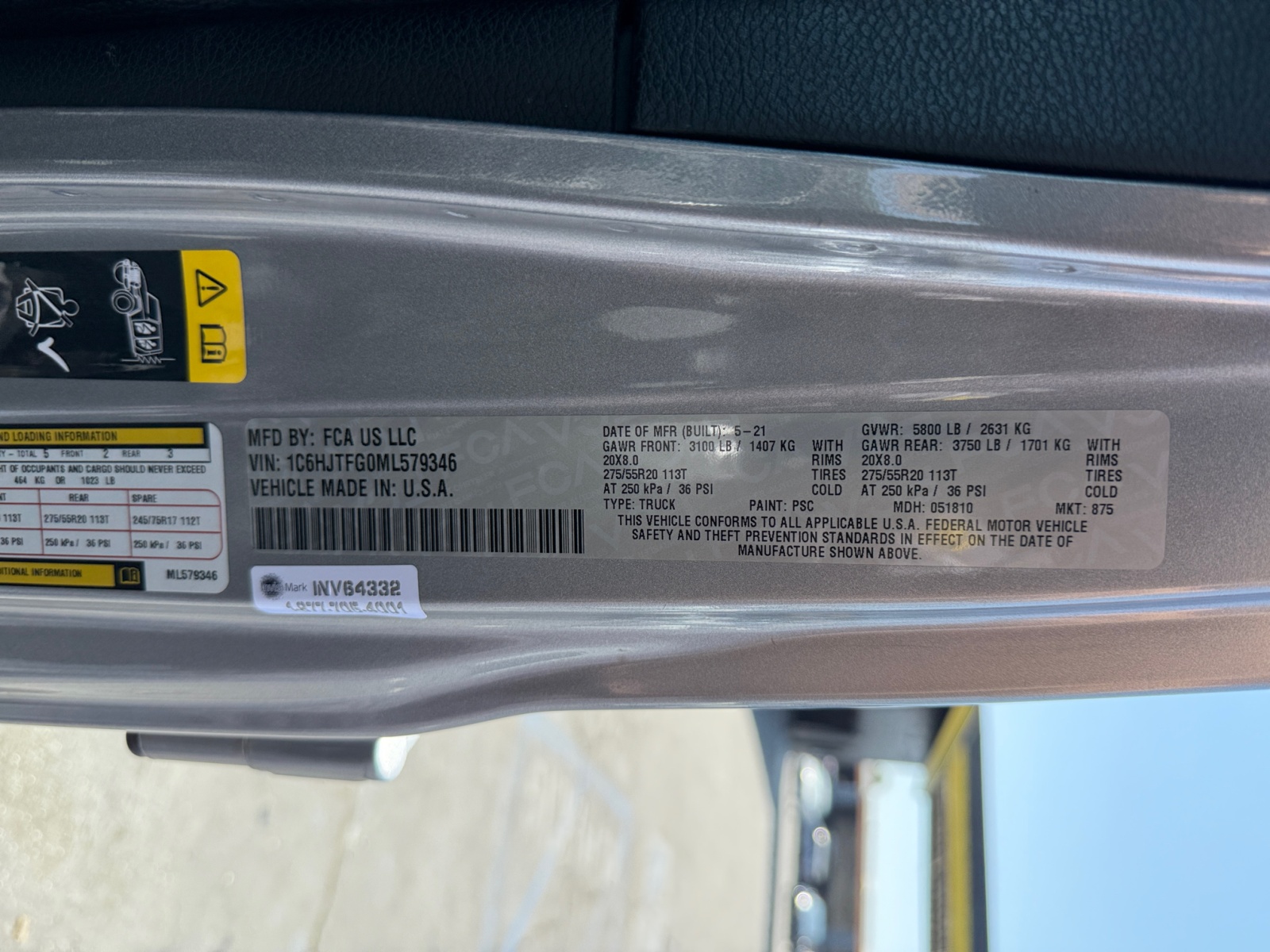 2021 Jeep Gladiator Overland photo 23