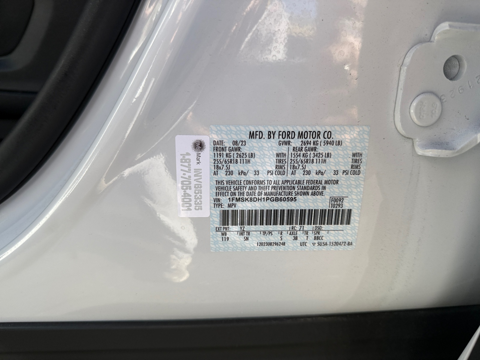 Sold 2023 Ford Explorer XLT in Montclair