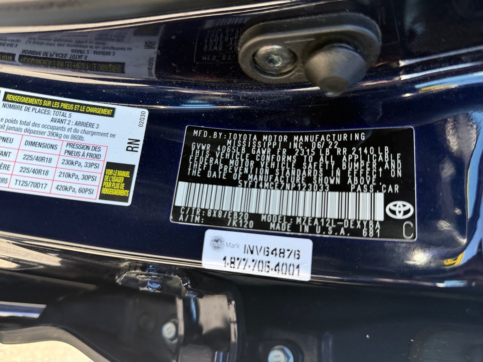 Sold 2022 Toyota Corolla XSE in Montclair