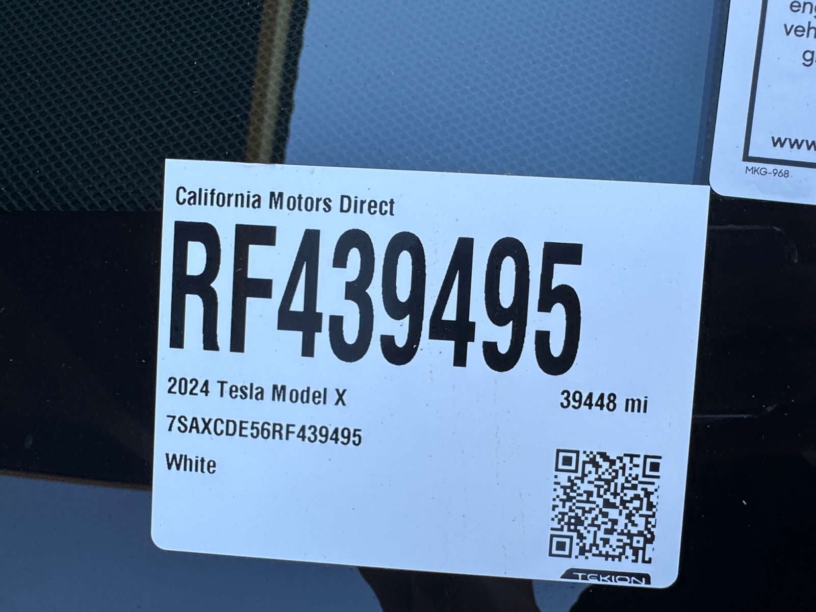 Sold 2024 Tesla Model X in Montclair