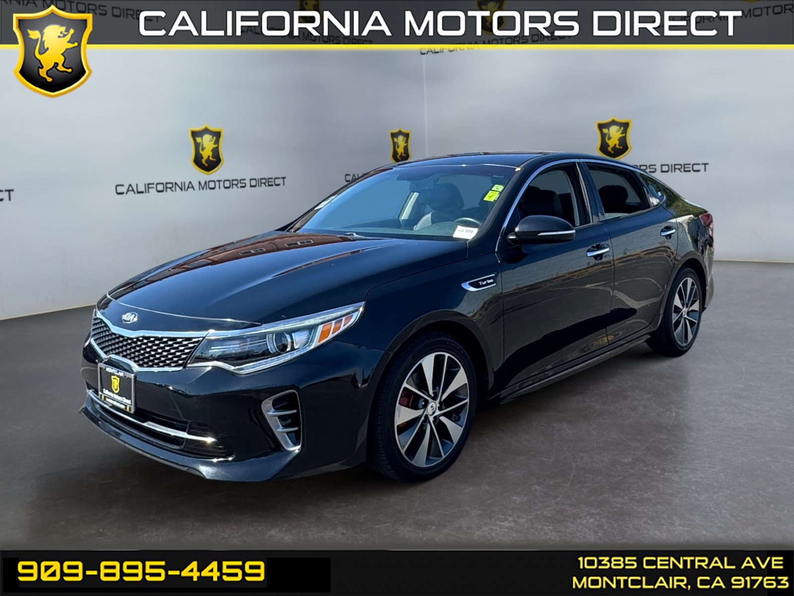 Ebony Black 2016 Kia Optima Sedan Front-Wheel Drive Automatic