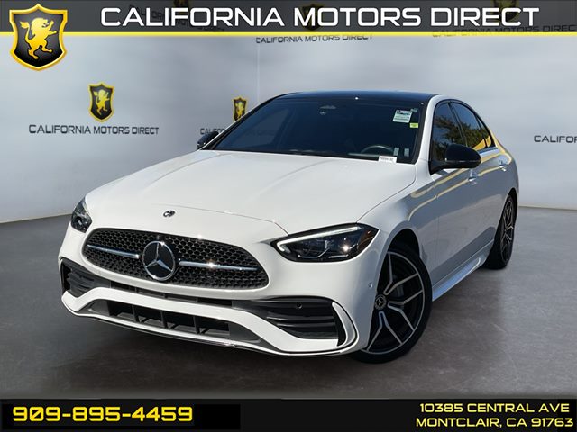 Polar White 2023 Mercedes-Benz C-Class Sedan Rear-Wheel Drive Automatic