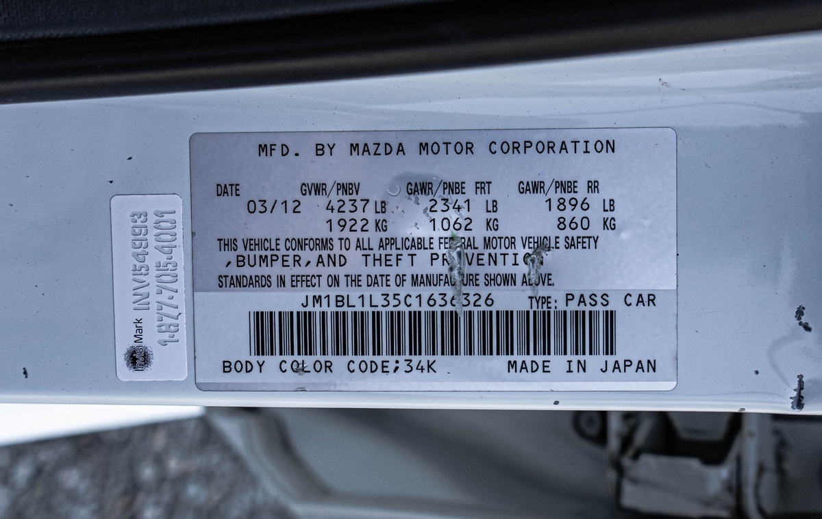 Sold 2012 Mazda Mazda3 Mazdaspeed3 Touring in Montclair