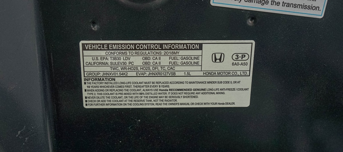 Sold 2018 Honda Accord Sedan EX-L 1.5T in Montclair
