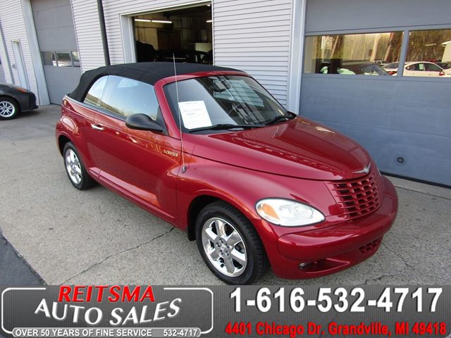 Inferno Red Crystal Pearl 2005 Chrysler PT Cruiser Touring Convertible FWD Convertible Front-Wheel Drive Automatic