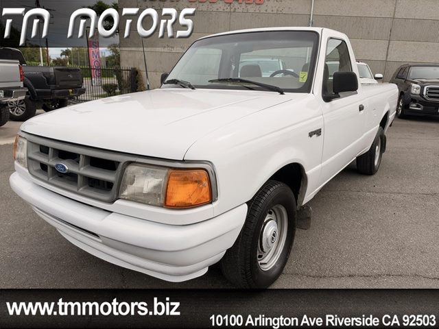 White 1994 Ford Ranger Pickup Truck Automatic