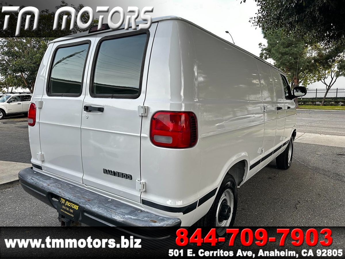 Sold 2002 Dodge Ram Van 3500 Cargo WB in Riverside