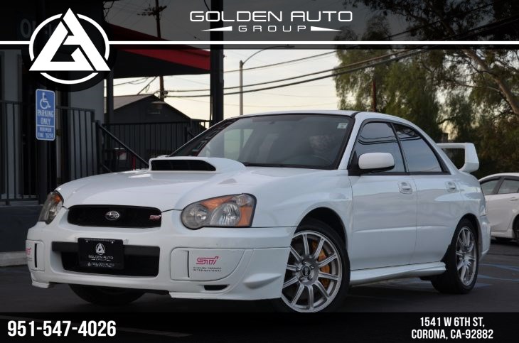 Sold 2004 Subaru Impreza Sedan (Natl) WRX STi w/Gold Wheels in Corona