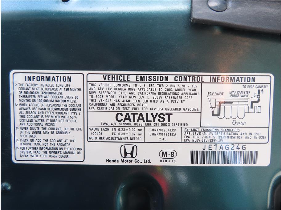 2003 Honda Accord LX photo 18