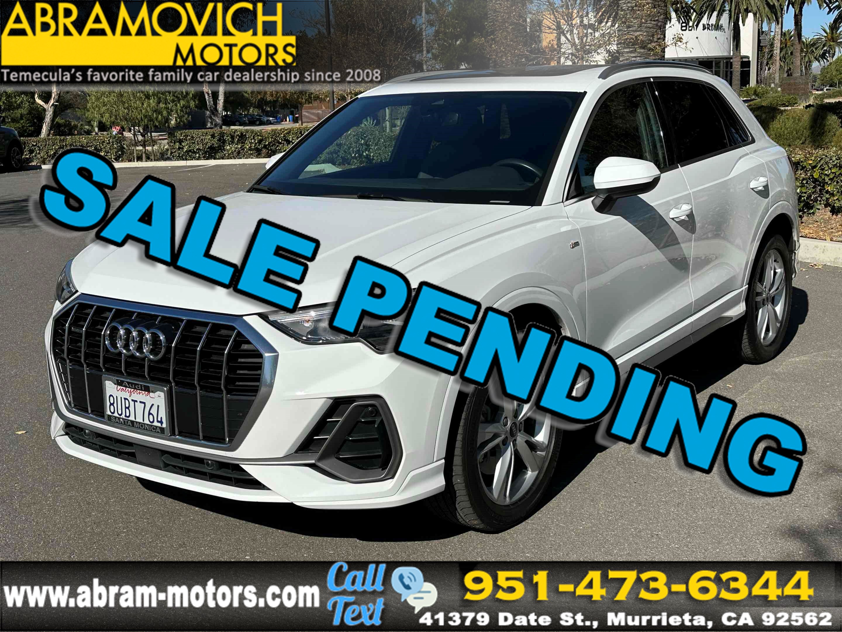 2021 Audi Q3 S line Premium - CONVENIENCE PKG - 19'' WHEEL PKG