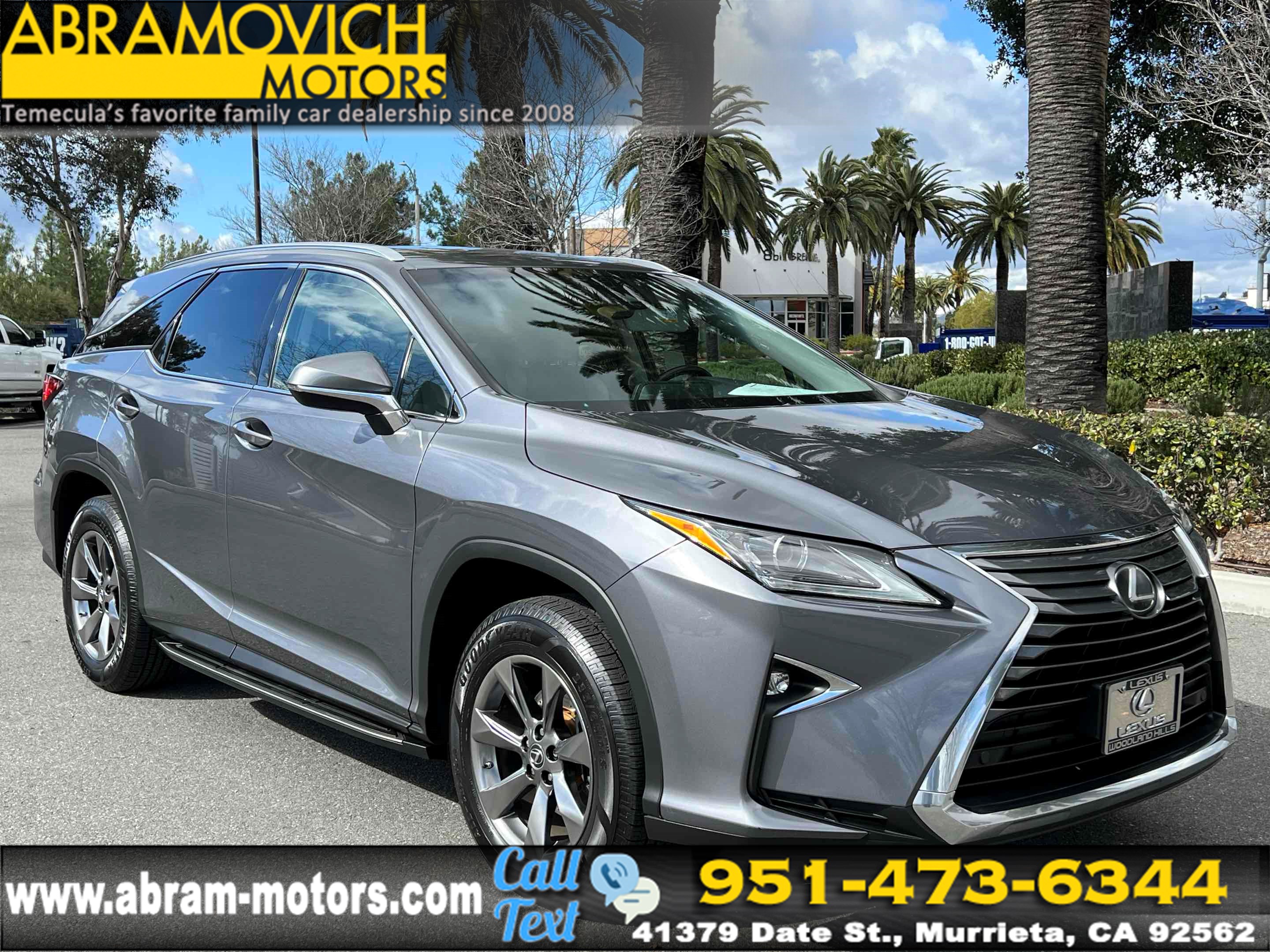 2018 Lexus RX 350L Premium - KEYLESS START - RUNNING BOARDS