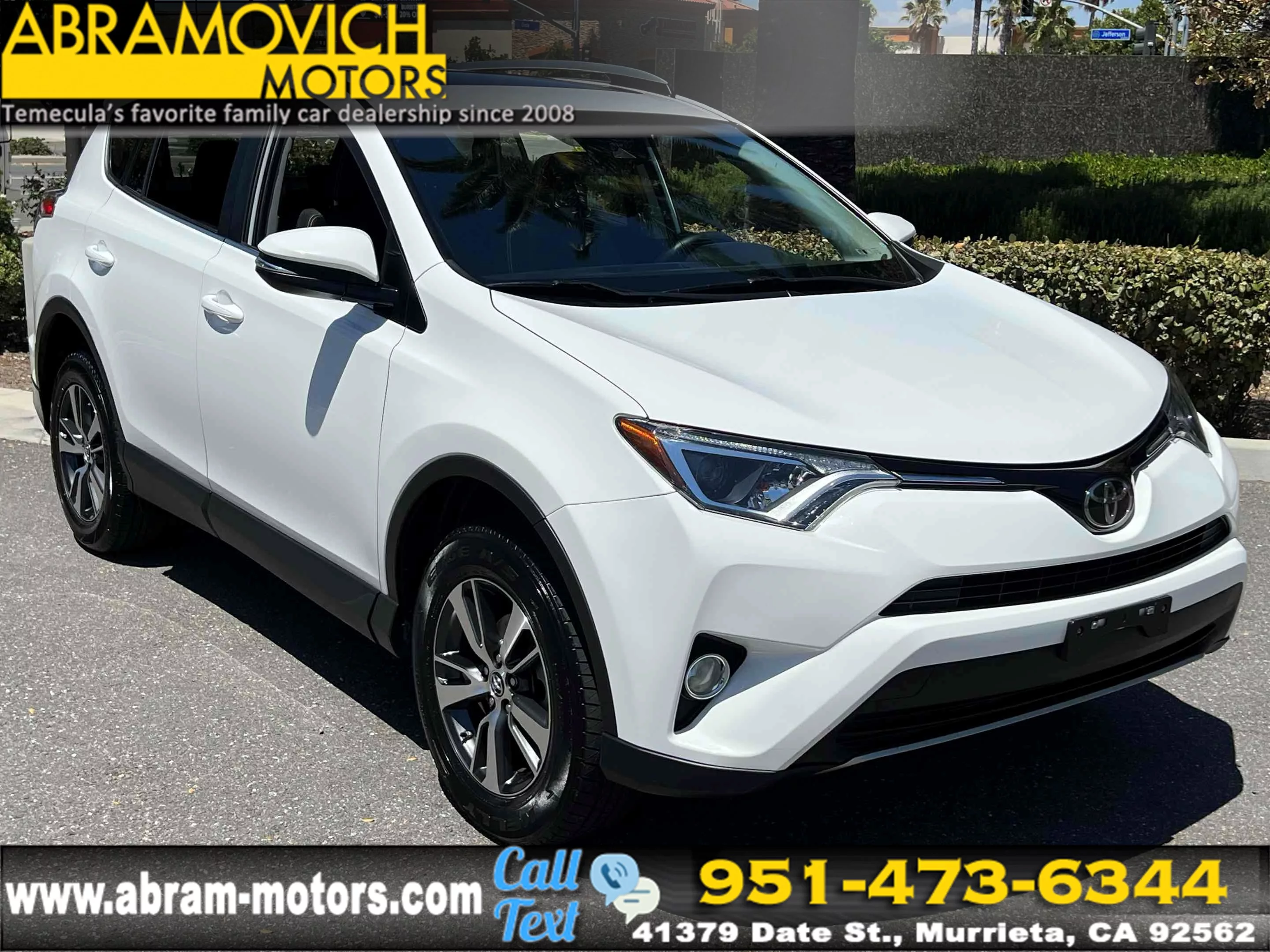 Sold 2018 Toyota RAV4 XLE - PLUS EXTRA VALUE PACKAGE in Murrieta