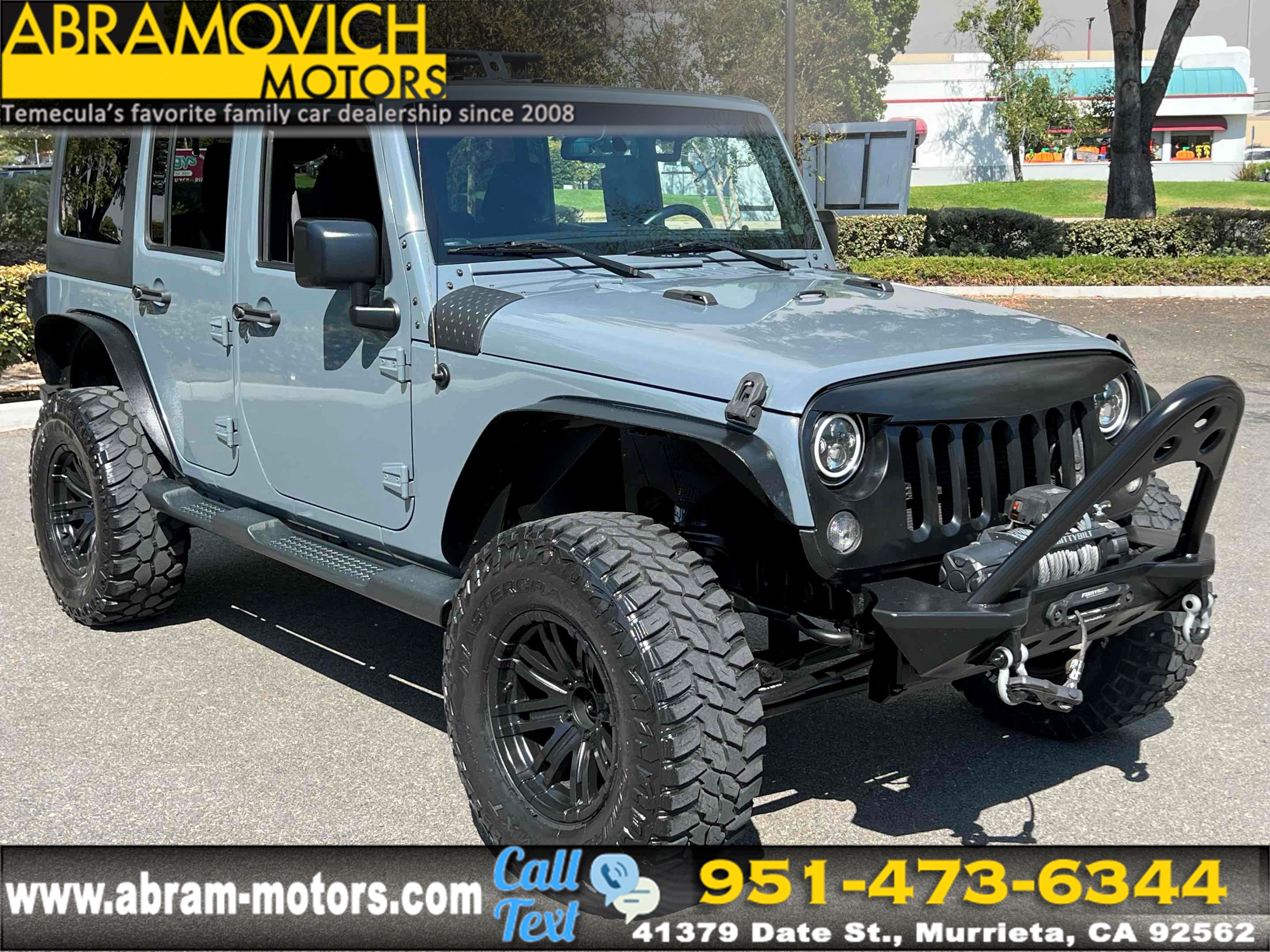 2015 Jeep Wrangler Unlimited Sport - BLACK 3-PIECE HARD TOP