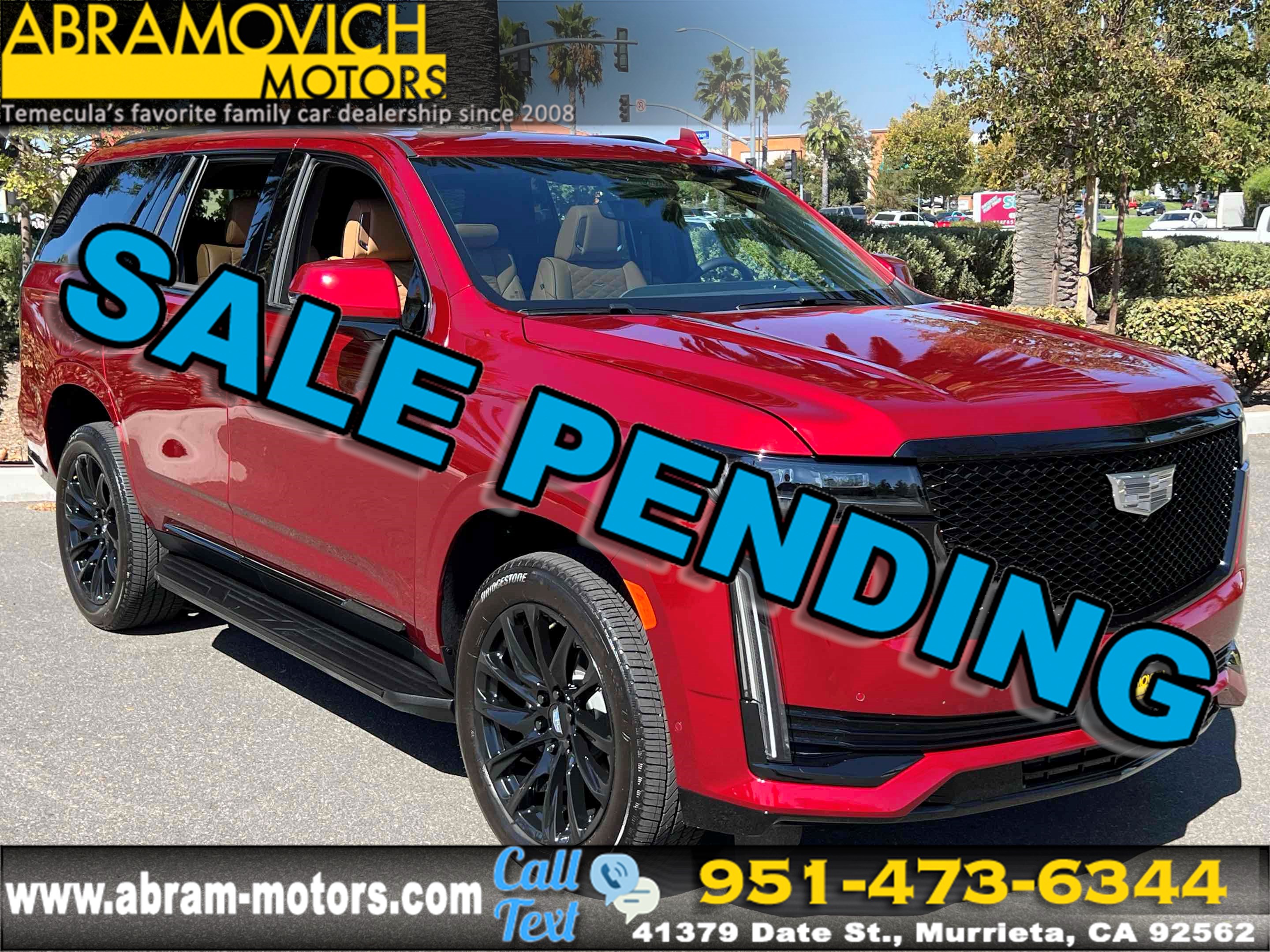 2023 Cadillac Escalade 4WD Sport - NAVI - RADIANT RED TINTCOAT