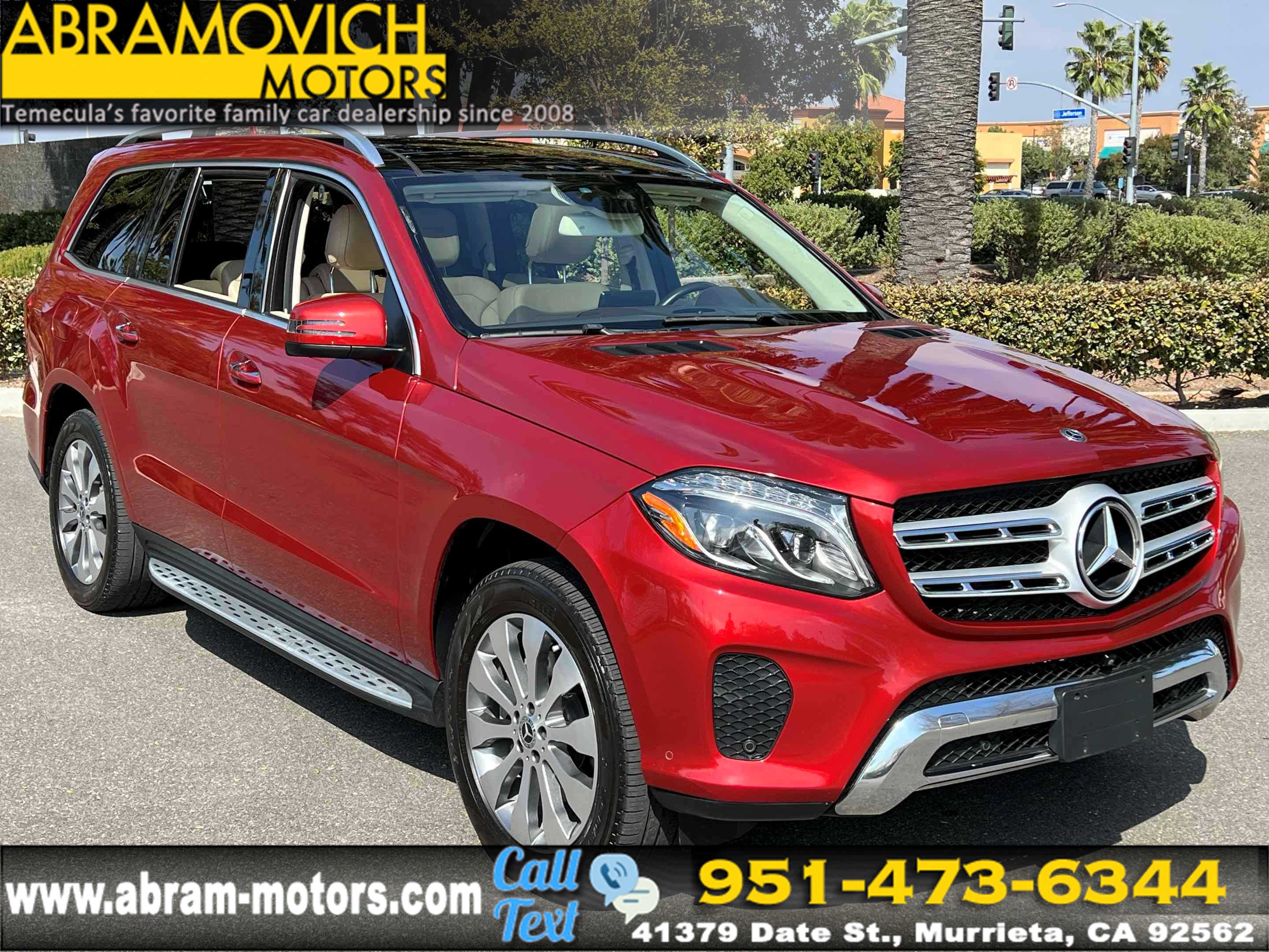 2019 Mercedes-Benz GLS 450 4MATIC SUV - 3-ZONE AUTOMATIC CLIMATE CONTROL