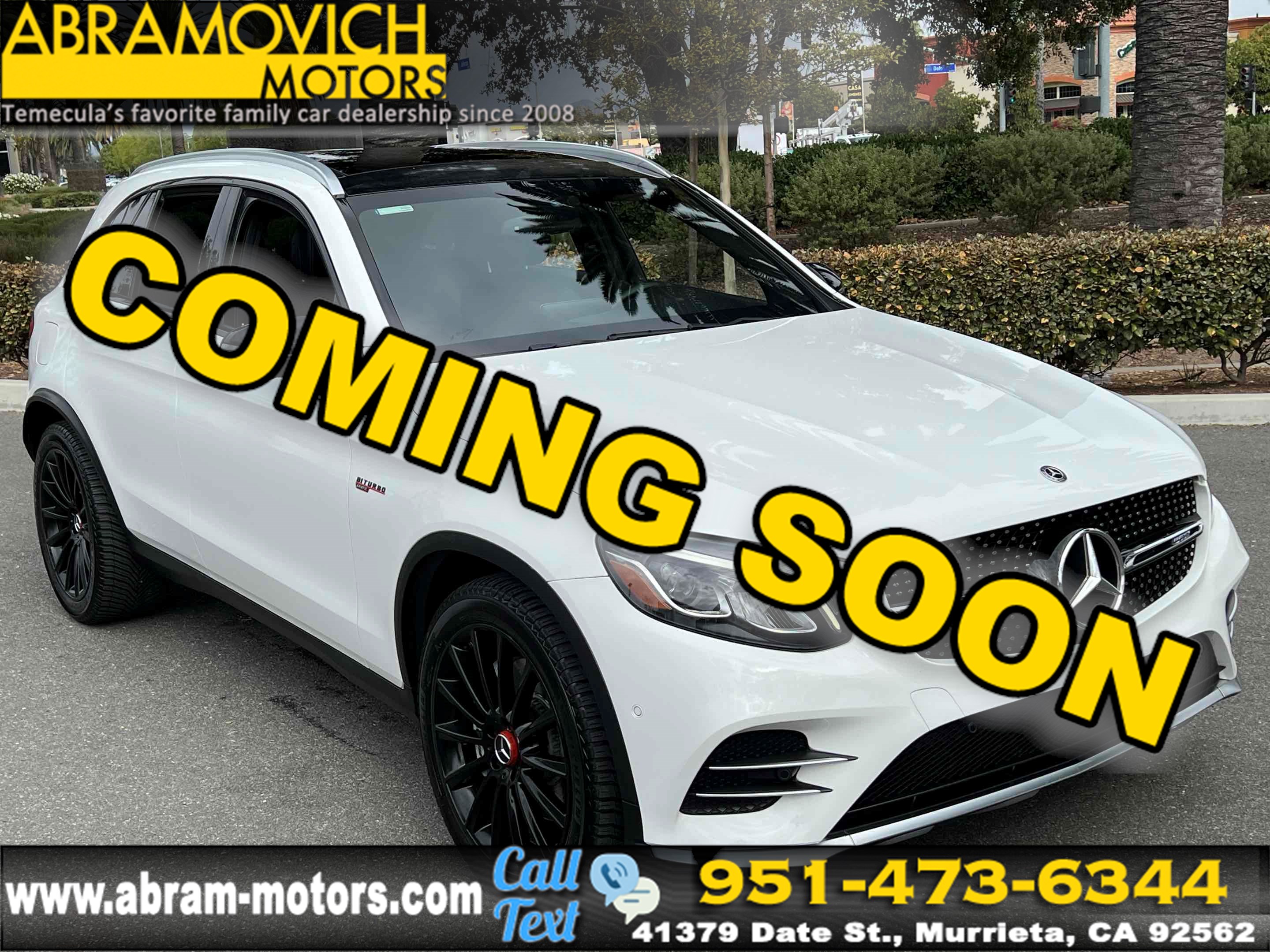 2017 Mercedes-Benz AMG GLC 43 4MATIC SUV - PREMIUM 2 PKG - PANORAMA ROOF