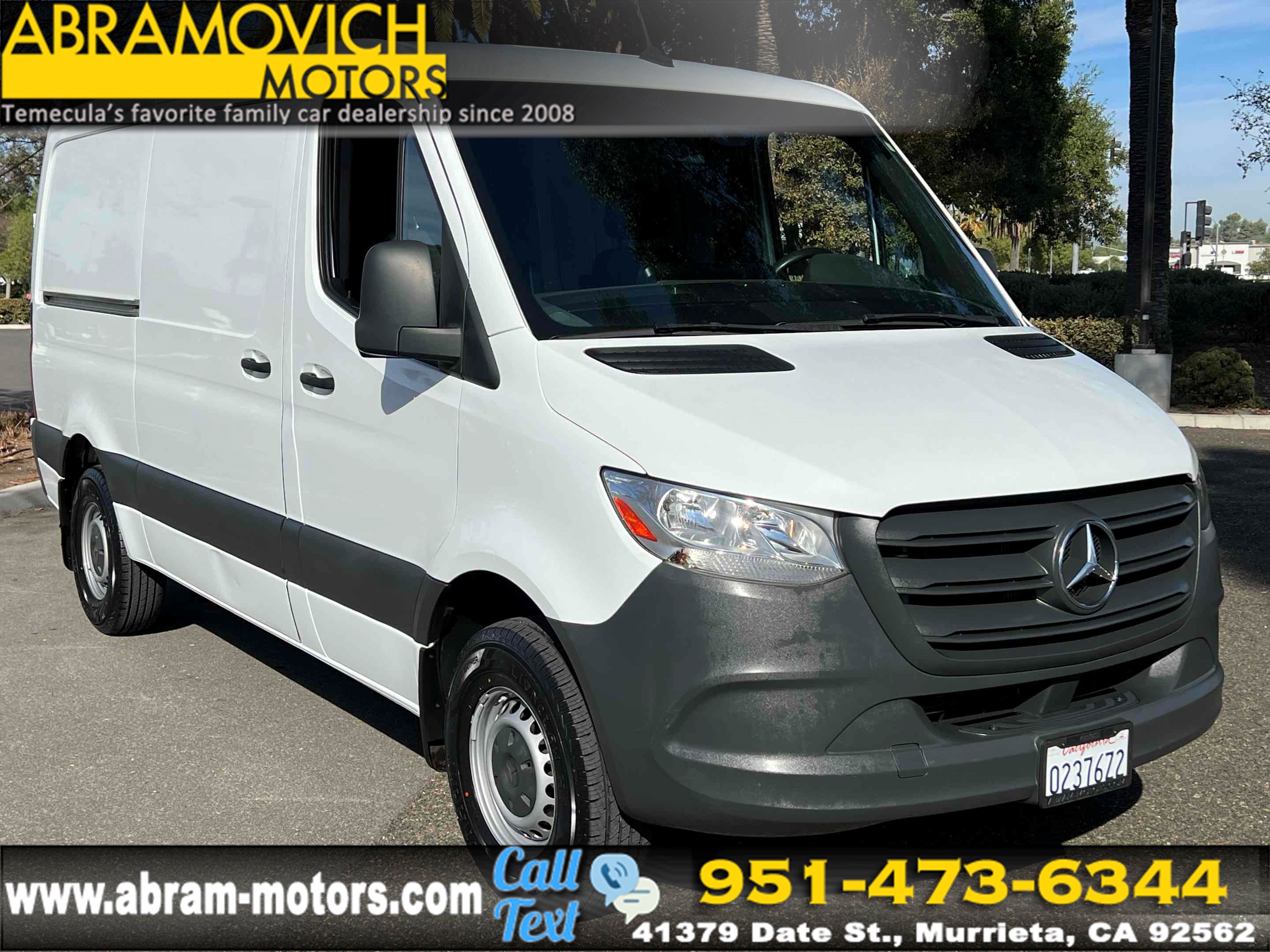 2019 Mercedes-Benz SPRINTER - DRIVER CONVENIENCE PACKAGE