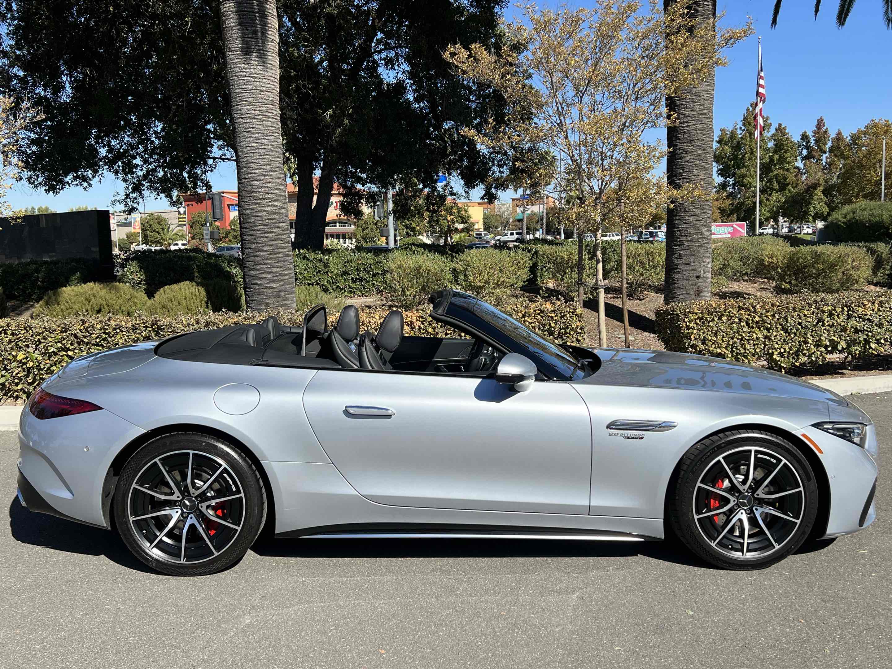 Sold 2022 Mercedes-Benz AMG SL 55 Roadster - BLACK MICROFIBER
