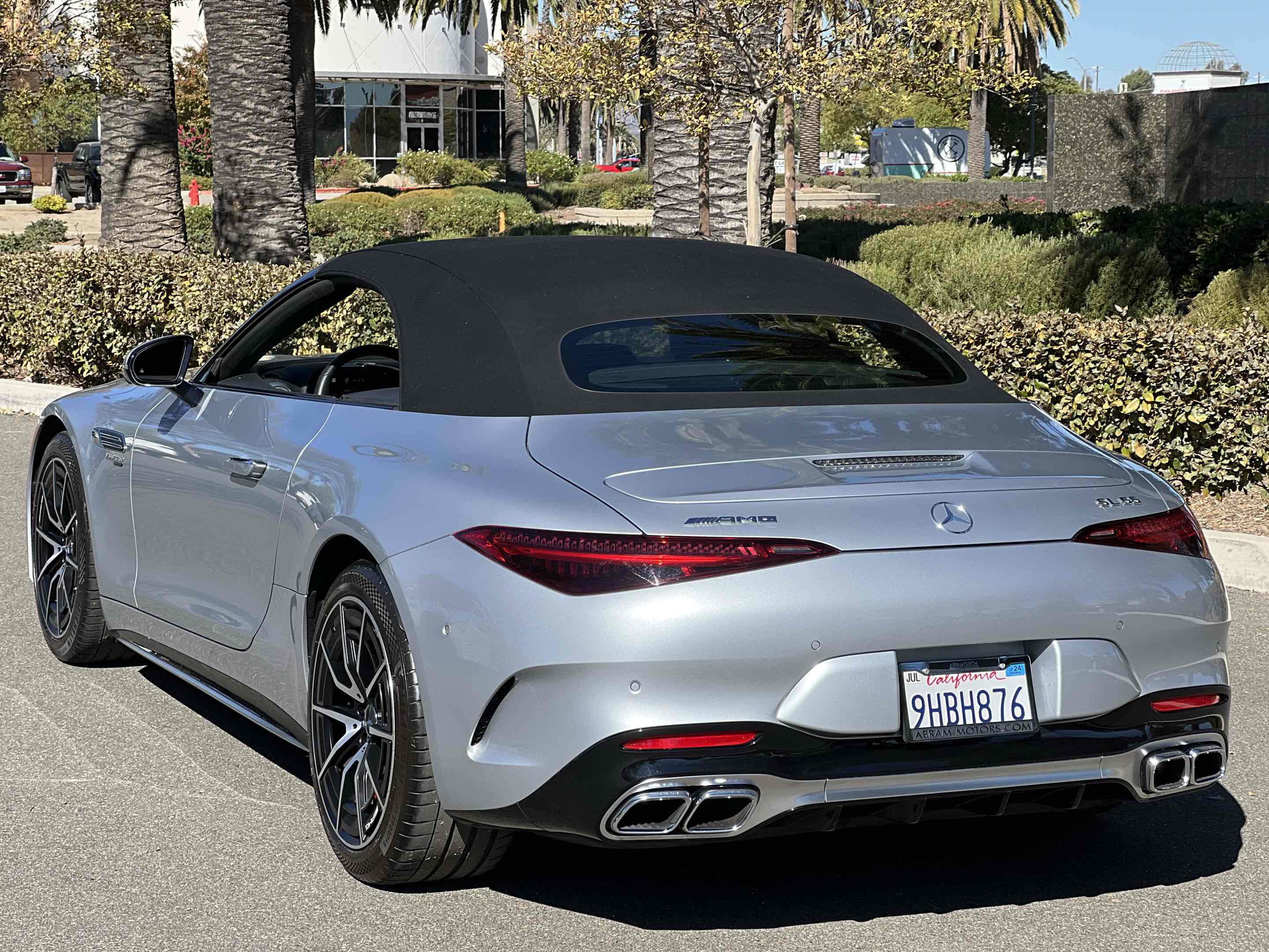 Sold 2022 Mercedes-Benz AMG SL 55 Roadster - BLACK MICROFIBER
