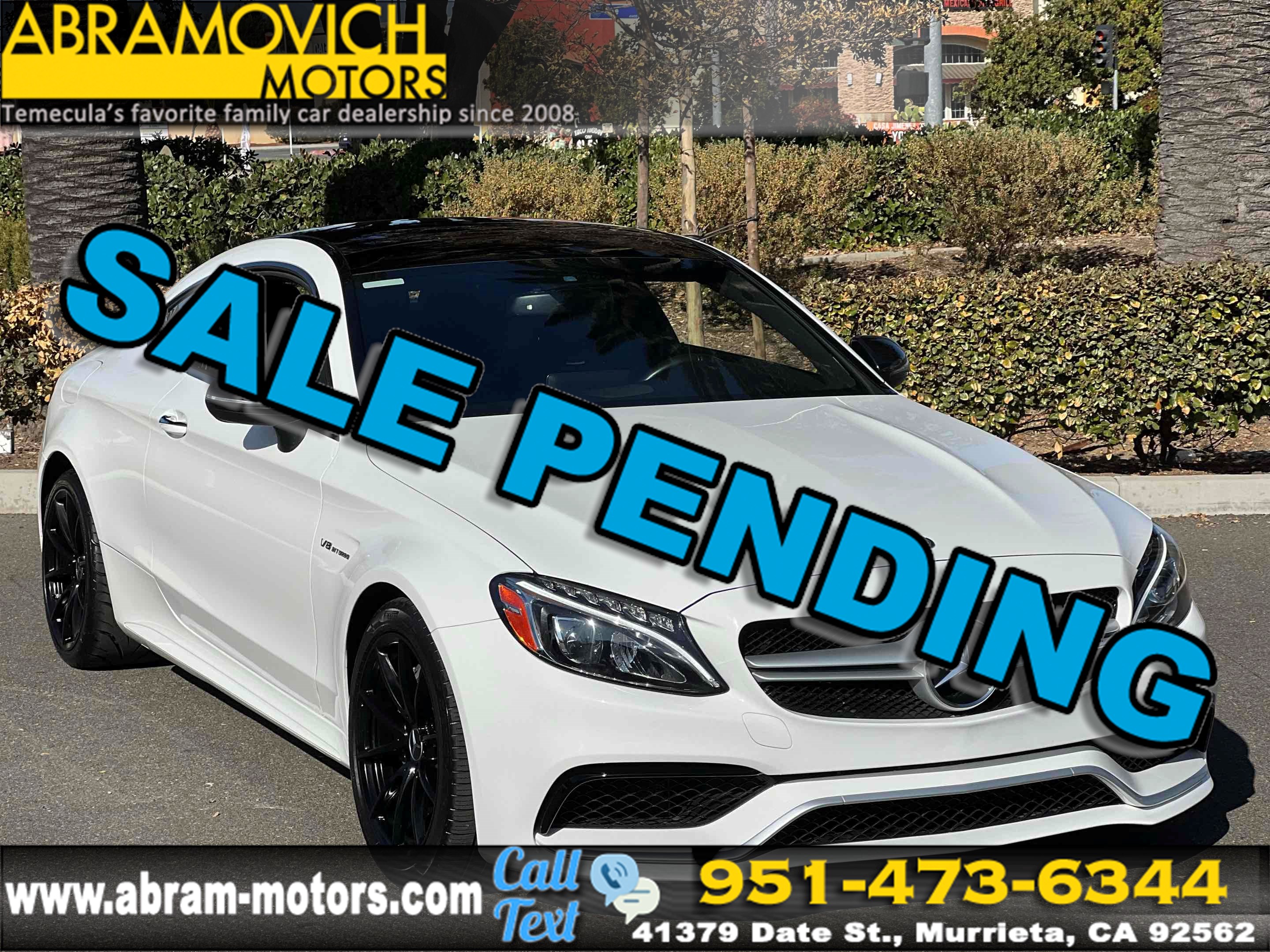 2018 Mercedes-Benz AMG C 63 Coupe - KEYLESS START - MULTIMEDIA PACKAGE